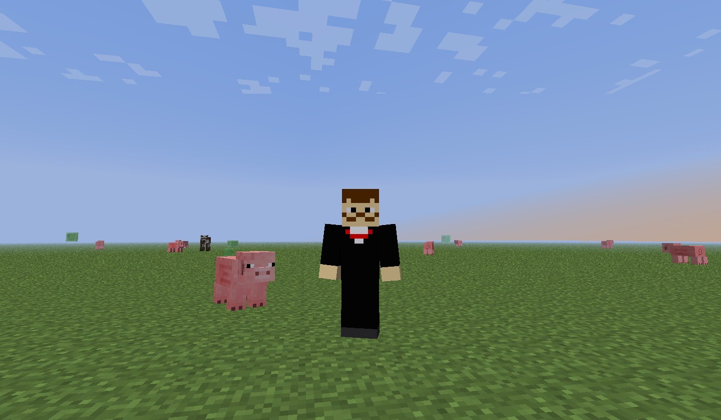 Скриншот Скин Moustashio для Minecraft