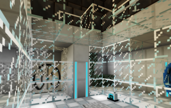 Скриншот Карта Portal 2, Глава 1 для Minecraft