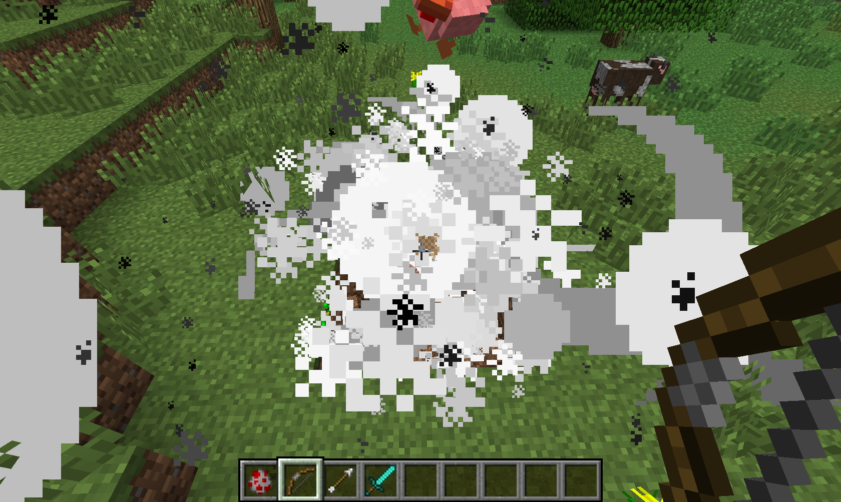 Скриншот Мод Exploding chickens (1.4.7)
