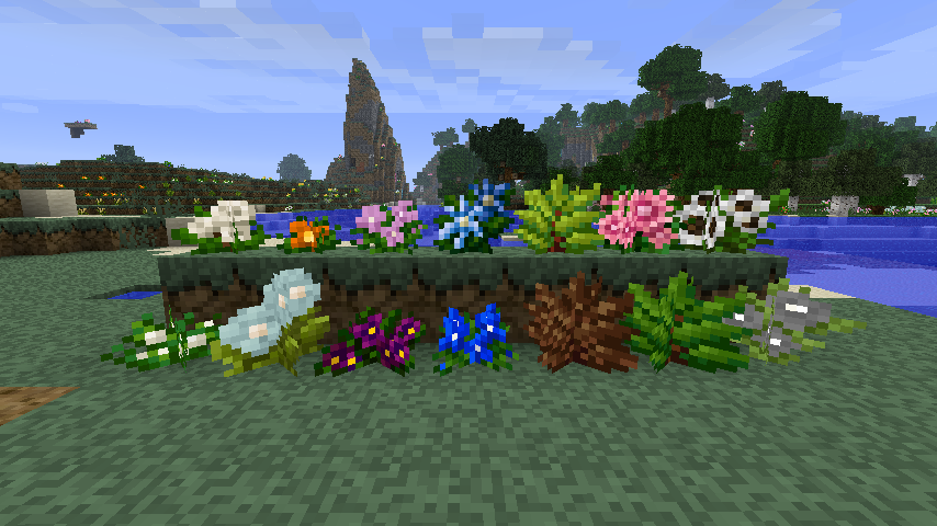 Скриншот Мод Flowers (1.4.6)