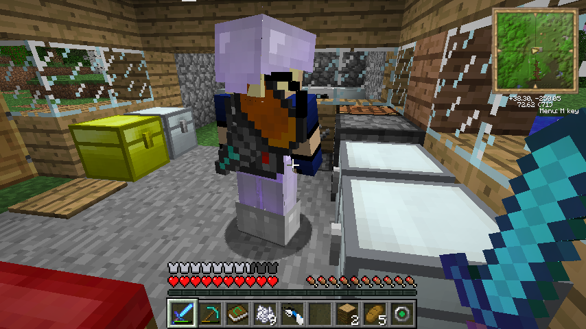 Скриншот Мод Back Tools (1.6.2 / 1.6.4)