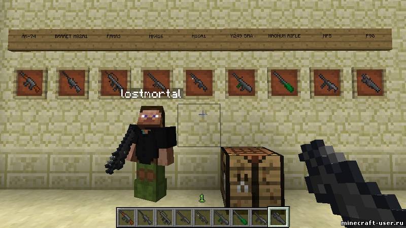 Скриншот Мод Wholy’s Weapon Pack for Gun Customization (1.6.4)